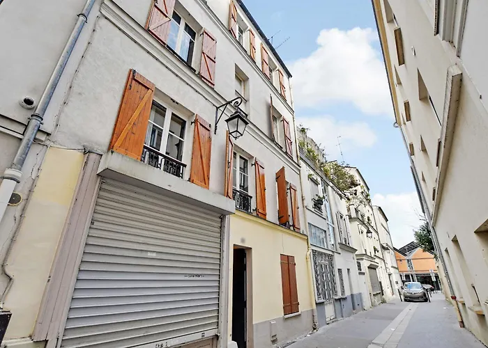 Serene Cocoon For 2p With Ac - Near Montmartre 파리